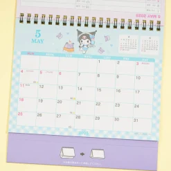 Kuromi Pretty Roses 2025 Desk Calendar
