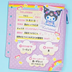 Kuromi Profile Book Mini Pouch