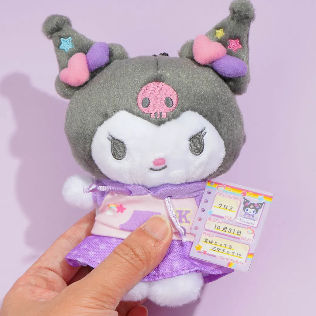 Kuromi Profile Book Plushie Charm - Small
