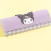 Kuromi Purple Gingham Eyeglass Case