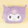 Kuromi Purple Oval Faux Leather Pouch
