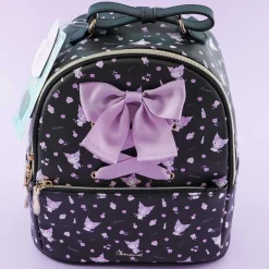 Kuromi Ribbon Backpack - Black