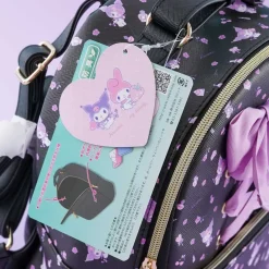 Kuromi Ribbon Backpack - Black