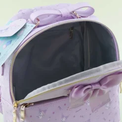Kuromi Ribbon Backpack - Purple