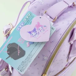 Kuromi Ribbon Backpack - Purple
