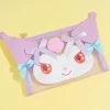 Kuromi Ribbon Ears Mesh Pouch