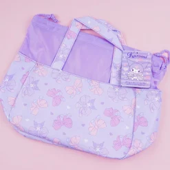 Kuromi Ribbon Love Drawstring Lunch Bag