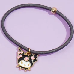 Kuromi Ribbony Charm Hair Tie