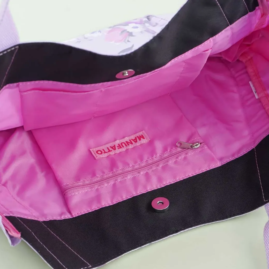 Kuromi Rose Garden Balloon Shoulder Bag - Large