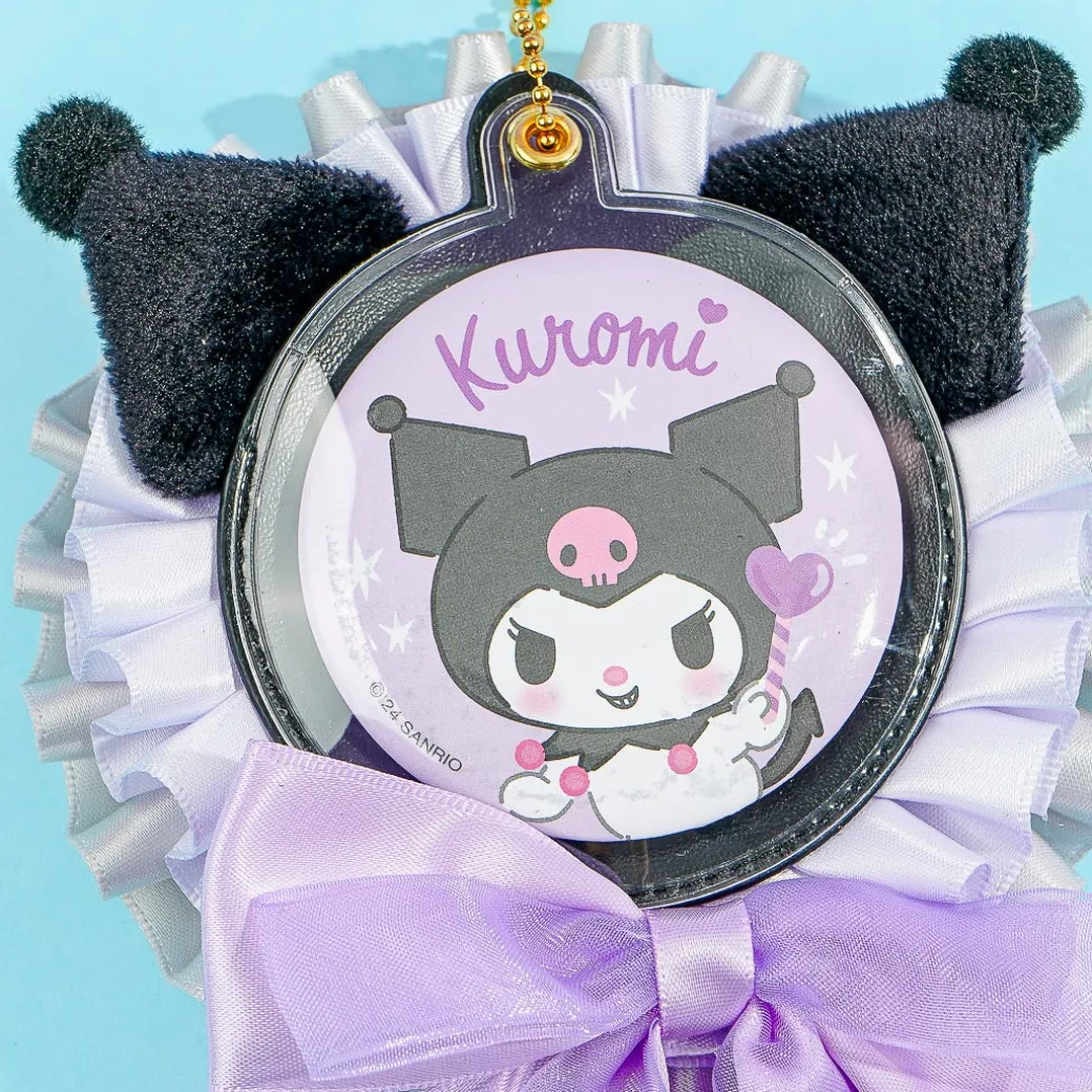 Kuromi Rosette Cane Charm