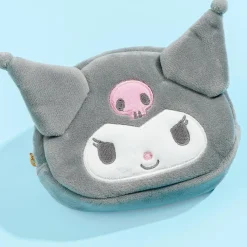 Kuromi Round Fluffy Coin Purse