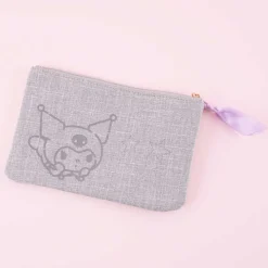 Kuromi Sagara Embroidery Flat Pouch