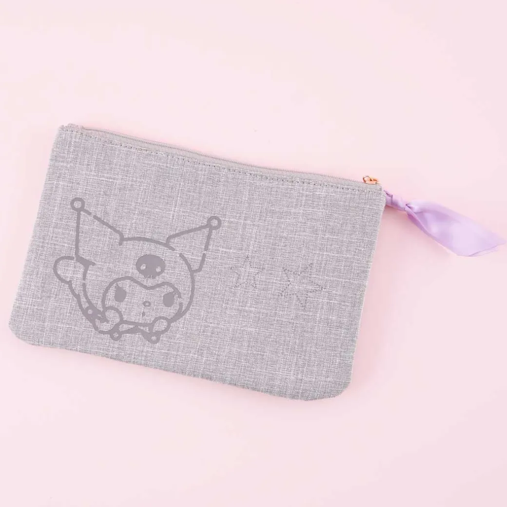 Kuromi Sagara Embroidery Flat Pouch