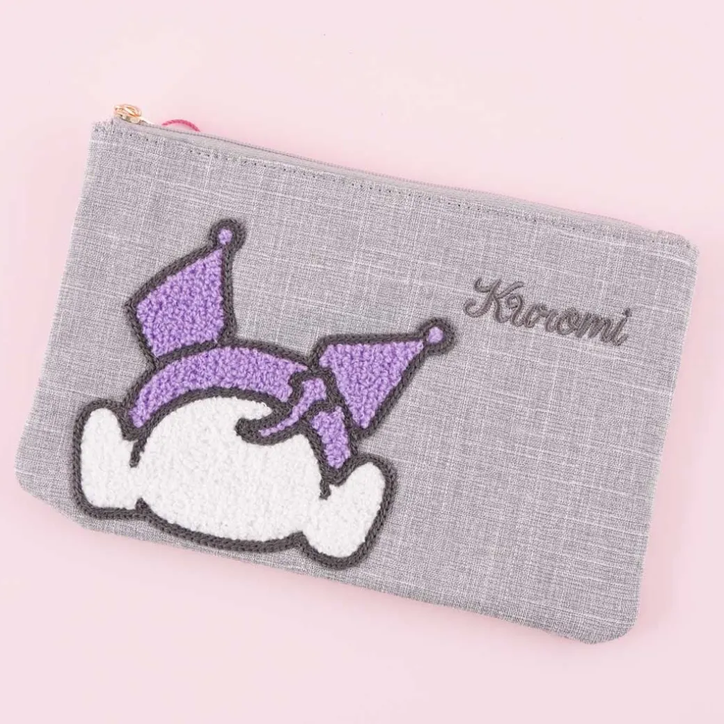 Kuromi Sagara Embroidery Flat Pouch