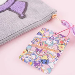 Kuromi Sagara Embroidery Flat Pouch