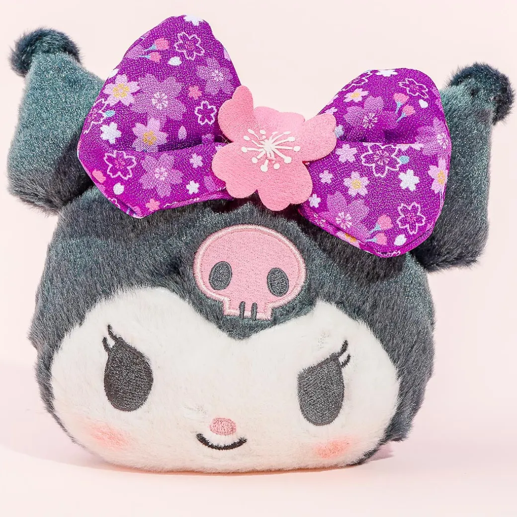 Kuromi Sakura Kimono Face Pochette With Strap