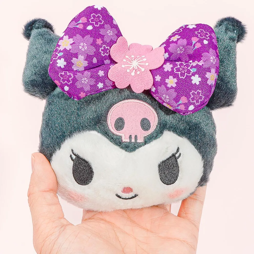 Kuromi Sakura Kimono Face Pochette With Strap