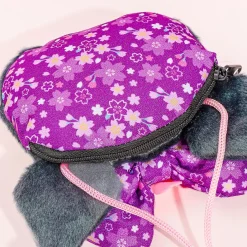 Kuromi Sakura Kimono Face Pochette With Strap
