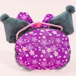 Kuromi Sakura Kimono Face Pochette With Strap