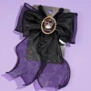 Kuromi Sheer Ribbon Hair Clip
