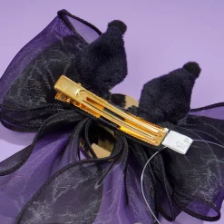 Kuromi Sheer Ribbon Hair Clip