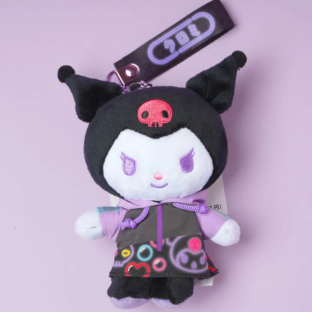 Kuromi Shibuya Neon Night Plushie Charm