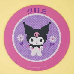Kuromi Showa Retro Series Round Mouse Pad