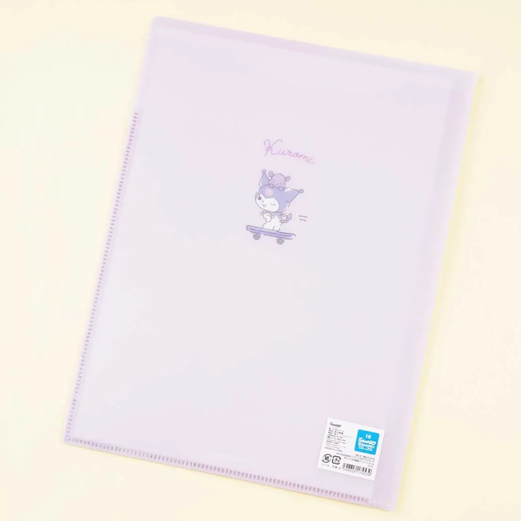 Kuromi Skateboard Fun Double Slot File Folder