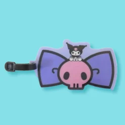 Kuromi Skull Bow Luggage Tag