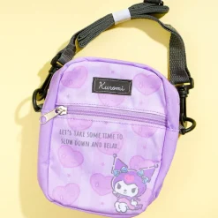 Kuromi Skull Heart Sling Bag