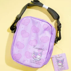 Kuromi Skull Heart Sling Bag