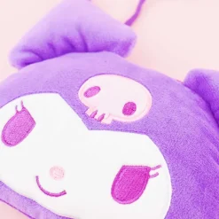 Kuromi Soft Face Pouch With Neck Strap