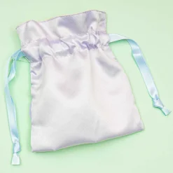 Kuromi Sparkle Hearts Drawstring Pouch