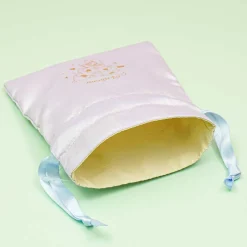 Kuromi Sparkle Hearts Drawstring Pouch