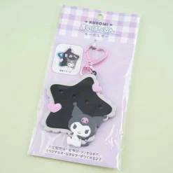 Kuromi Star Heart Ring Custom Keychain