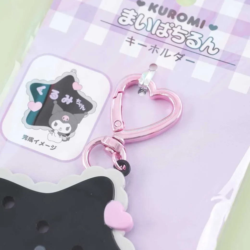 Kuromi Star Heart Ring Custom Keychain