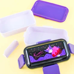 Kuromi Strawberry Bite Rectangular Bento Set