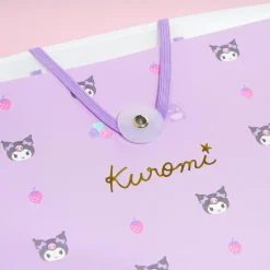 Kuromi Strawberry Multi-Pocket A4 File Folder
