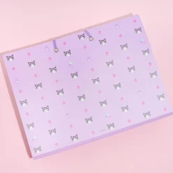 Kuromi Strawberry Multi-Pocket A4 File Folder