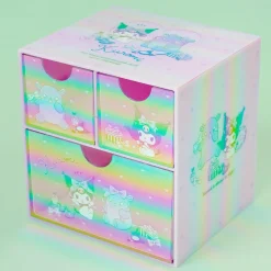 Kuromi Stylish Rainbow 2-Tier Drawer Chest