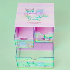 Kuromi Stylish Rainbow 2-Tier Drawer Chest