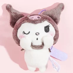 Kuromi Surprised Plushie - Medium