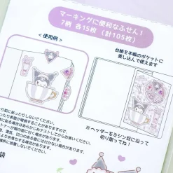 Kuromi Tea Time Sticky Marker Set