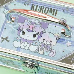 Kuromi Teddy Bear Love Clear Vanity Case