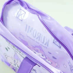 Kuromi Teddy Bear Love Vinyl Boston Bag