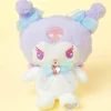 Kuromi Twinprism Heart Plushie - Purple / Medium