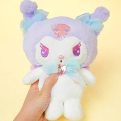 Kuromi Twinprism Heart Plushie - Purple / Medium