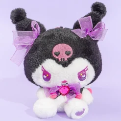Kuromi Twinprism Plushie - Black / Medium