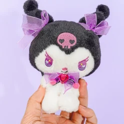 Kuromi Twinprism Plushie - Black / Medium