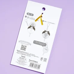 Kuromi Uchiwa Fan Can Bagde Case